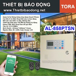 Thiết bị chống trộm AL-858PTSN dùng line điện thoại