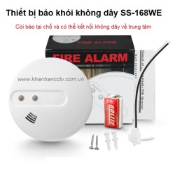 Thiết bị cảnh báo khói không dây SS-168WE