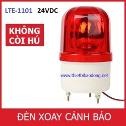 Đèn xoay cảnh báo và cứu hộ LTE-1101 không còi, điện 24VDC